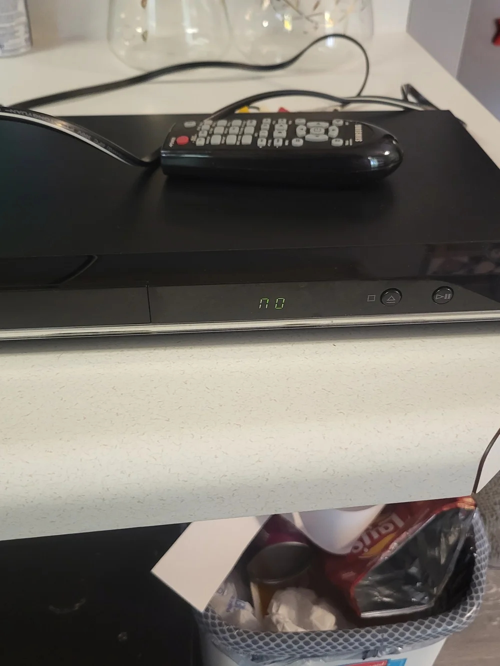 Samsung Black DVD Player with Remote
